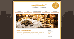 Desktop Screenshot of caspian-caviar.at